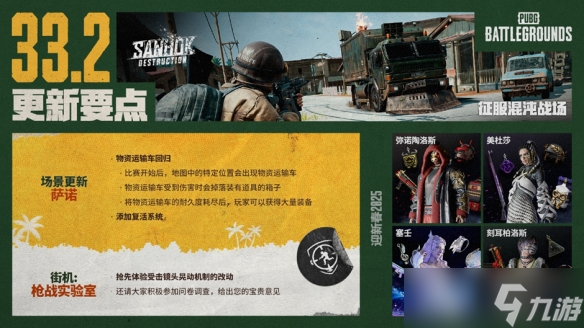 绝地求生最新版本更新通告-绝地求生新版本全面更新内容详解