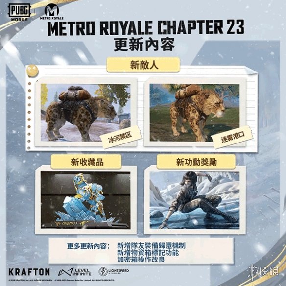 PUBG国际版地铁逃生更新:全新冒险等你来战-PUBG国际版地铁逃生版本更新详解